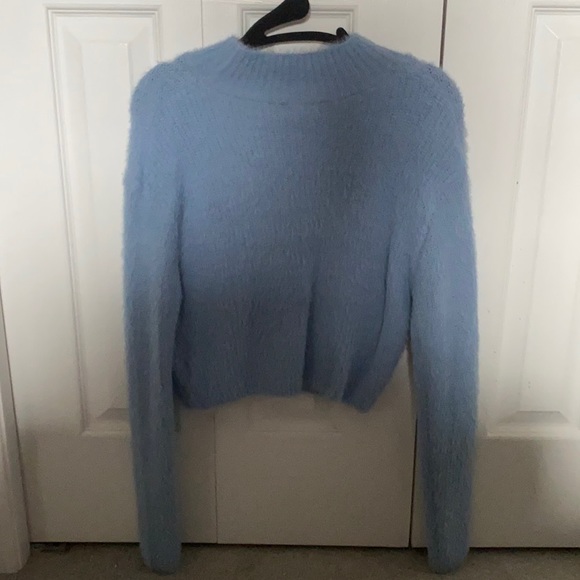 Blue Fuzzy Sweater - Picture 3 of 3
